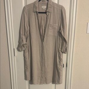 Linen Shirt Dress